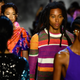 Models walk the runway at Prabal Gurung show during New York Fashion Week: The Shows at Gallery I at Spring Studios on September 9, 2018 in New York City.